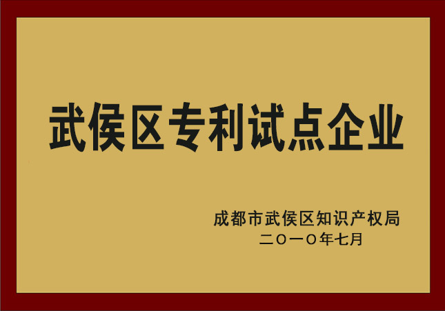武侯区专利试点企业