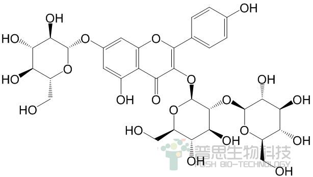 山柰酚-3-O-槐二糖-7-O-葡萄糖苷