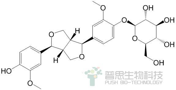 (+)-松脂醇-β-D-吡喃葡萄糖苷