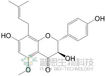 (2R,3R)-3,7,4'-三羟基-5-甲氧基-8-异戊烯基二氢黄酮