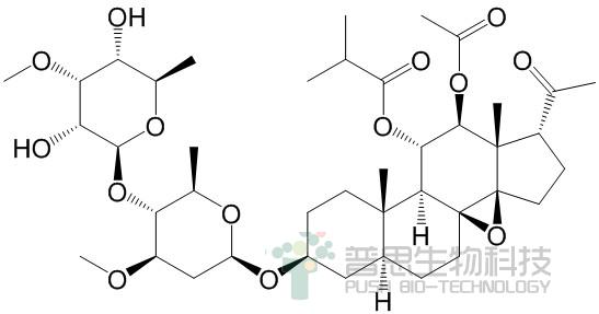 11-O-异丁酰基-12-O-乙酰基通关藤苷元B-3-O-茯苓二糖基