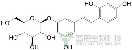 氧化白藜芦醇-3'-O-β-D-吡喃葡萄糖苷