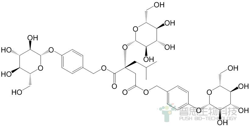 1,4-二[4- (葡萄糖氧) 苄基]-2-异丁基苹果酸酯-2-葡萄糖苷