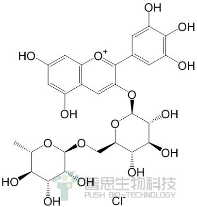 氯化飞燕草素-3-O-芸香糖苷