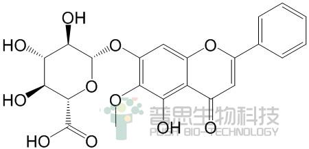 千层纸素A-7-O-β-D-葡萄糖醛酸苷