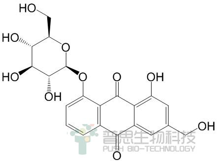 芦荟大黄素-8-O-β-D-葡萄糖苷